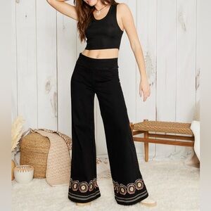 DRIFTWOOD Wyatt Eclectic Wyatt pull on  Embroidered Women's Pants
